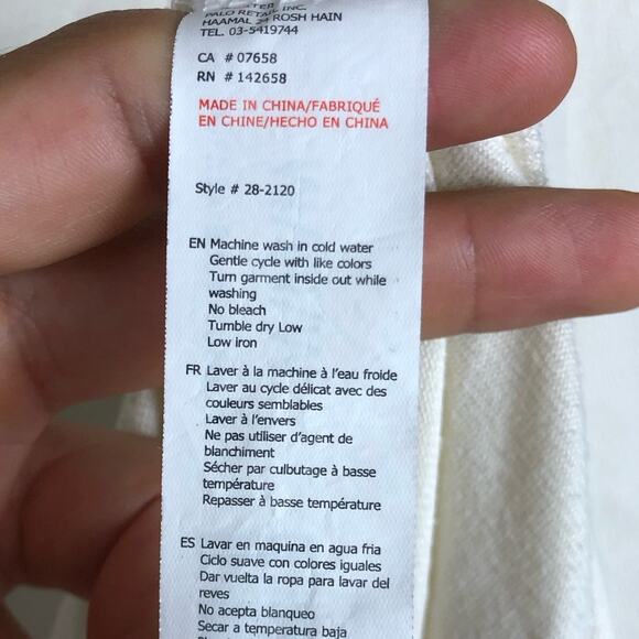 Cabin Fever Womens Sweater Cream Cozy Lounge Cabincore Stretch Medium - Picture 6 of 12